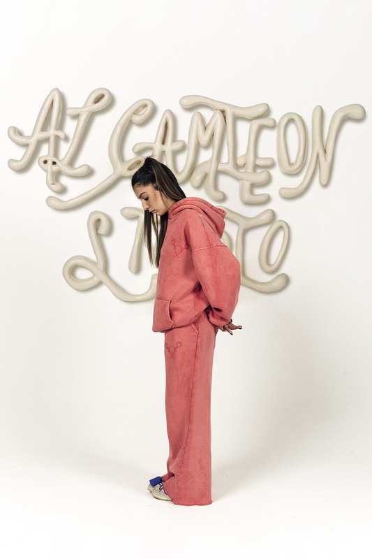 AL CAMILEON STUDIO X DARA'S ICE CREAM Aged Pink Sweatpants