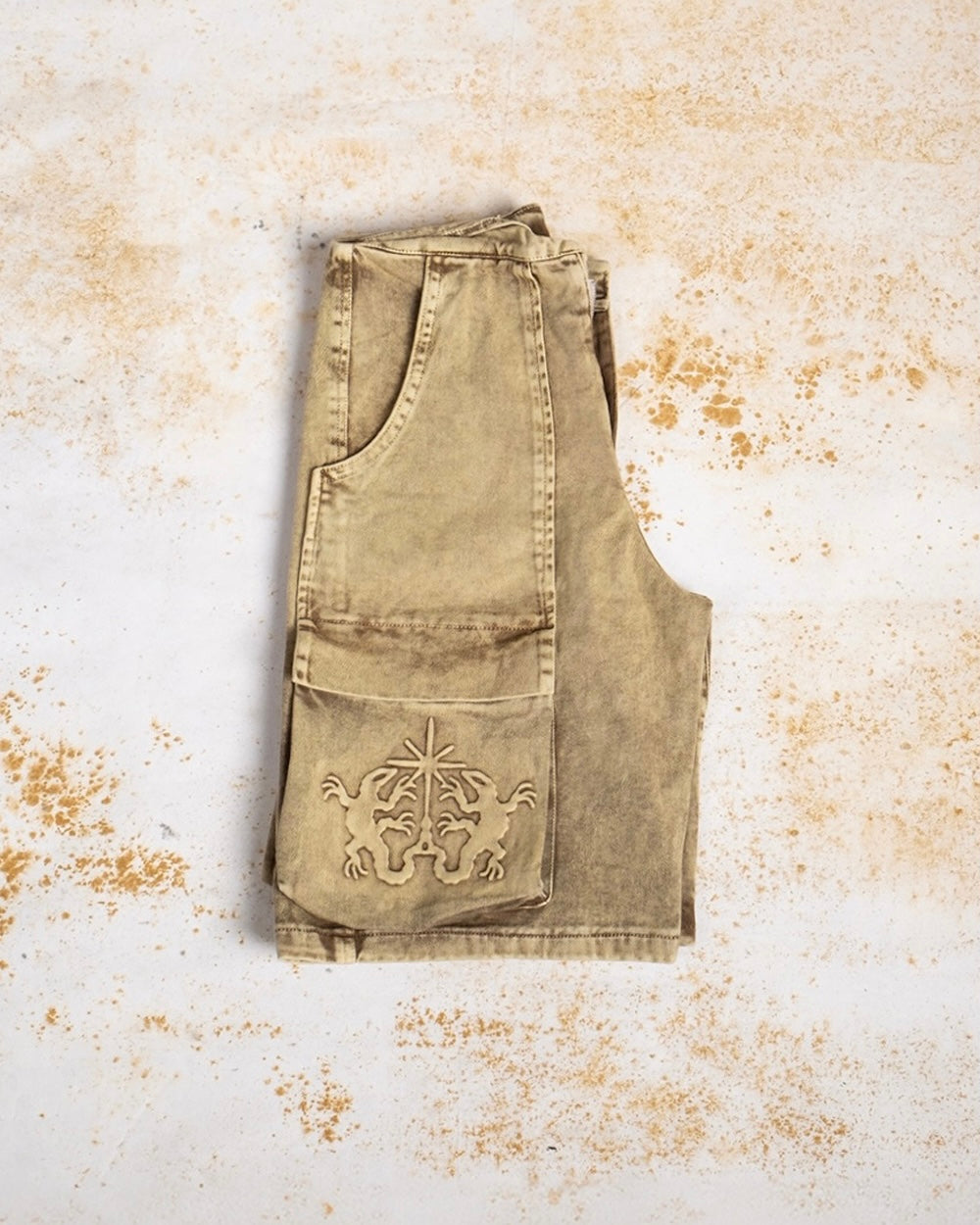 Stone Embossed Shorts