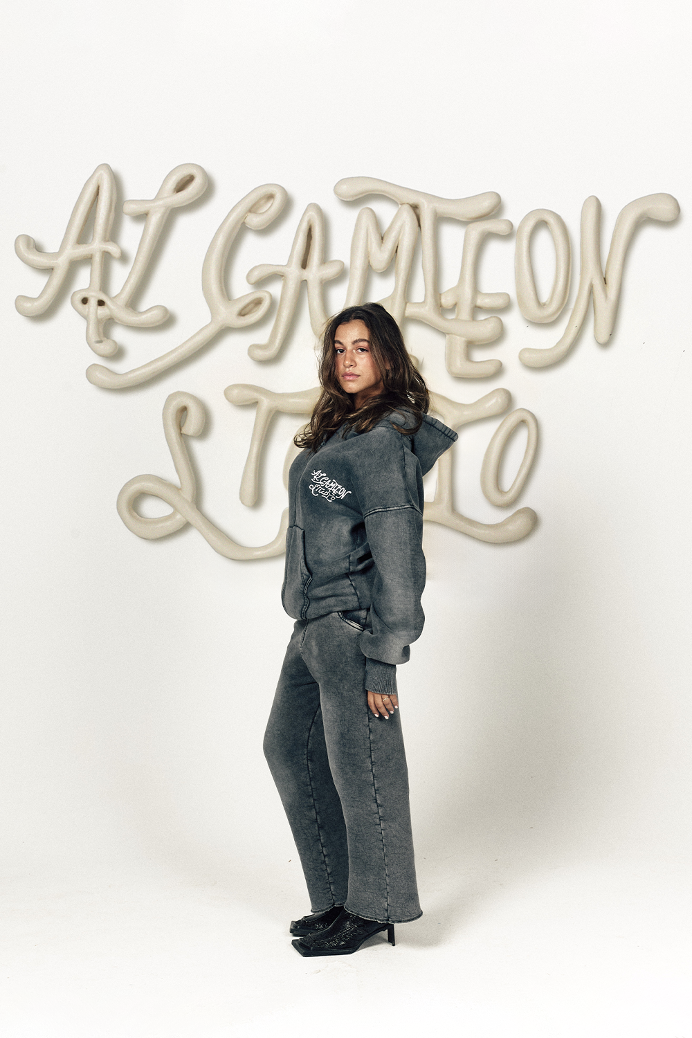 Al Camileon Studio Aged Grey Sweatsuit