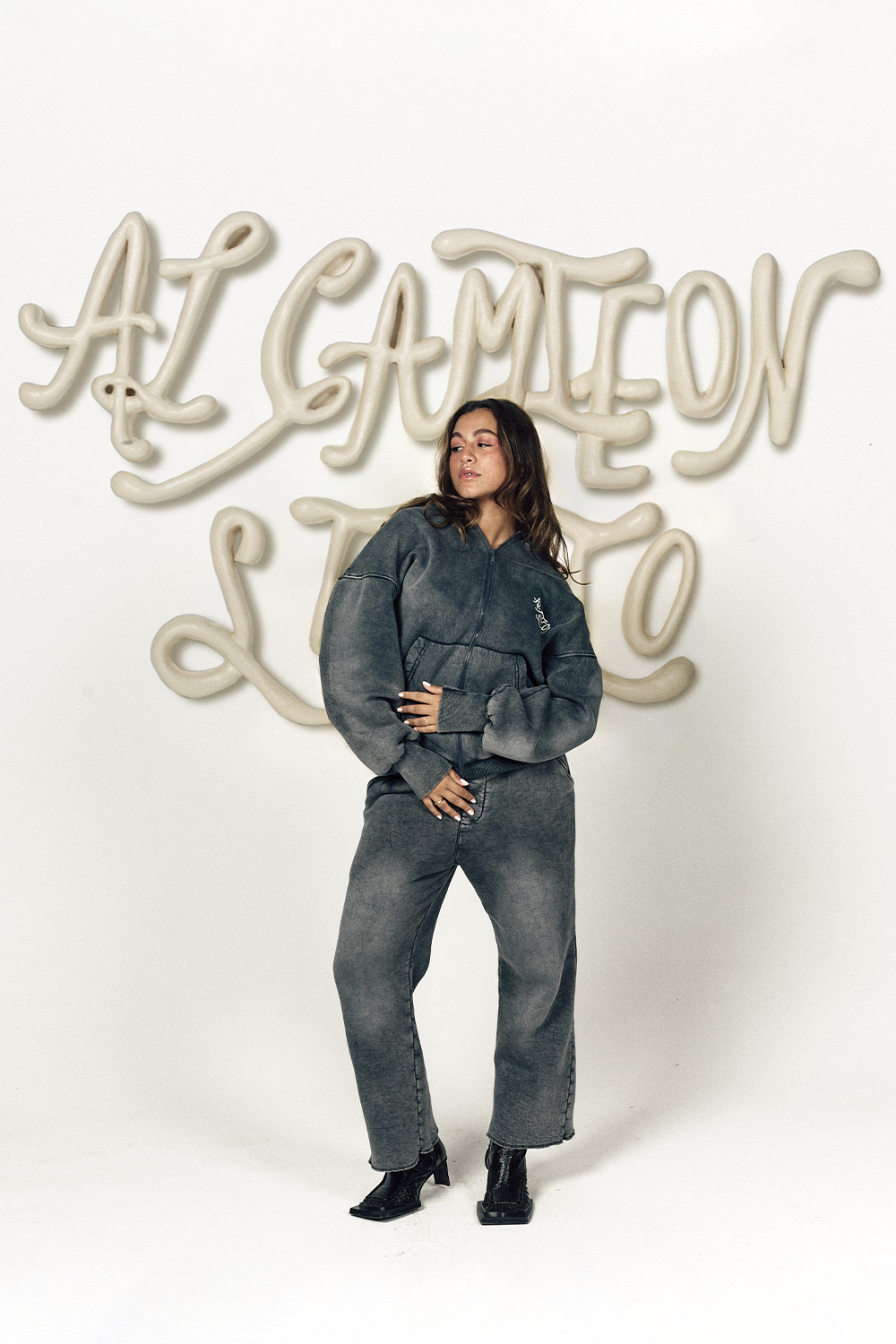 Al Camileon Studio Aged Grey Sweatsuit