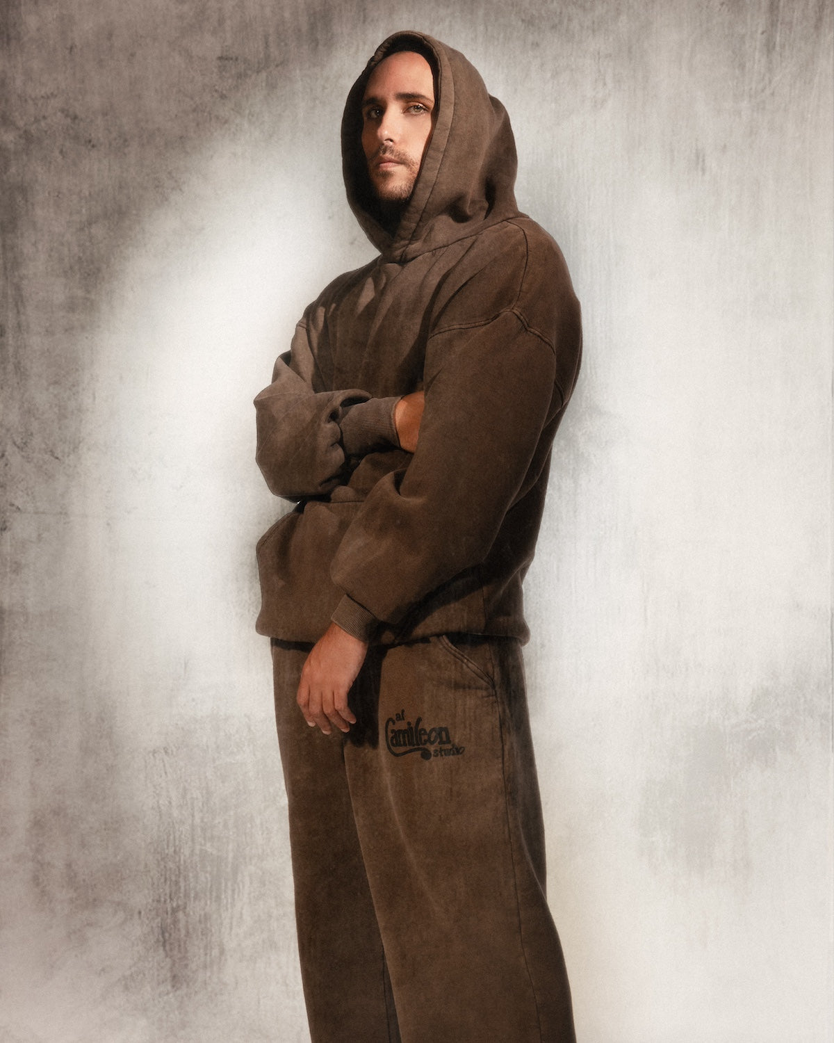 Al Camileon Studio Aged Brown Sweatsuit