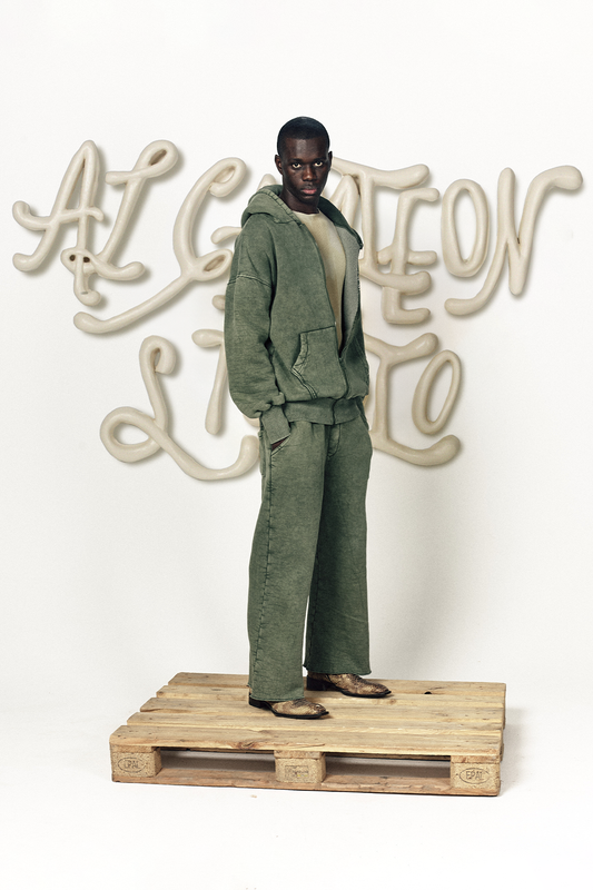 Al Camileon Studio Aged Olive Sweatsuit