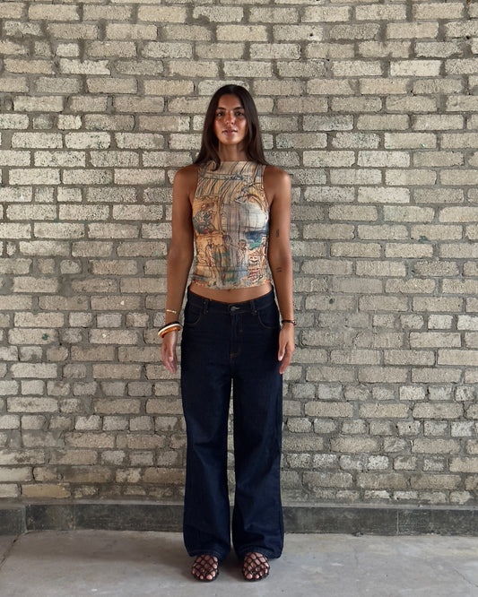 Raw Denim Pants