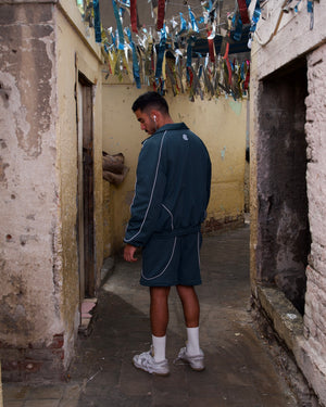 Green Tracksuit Shorts
