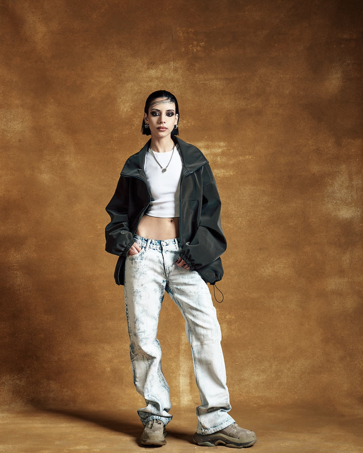 White Paint Denim