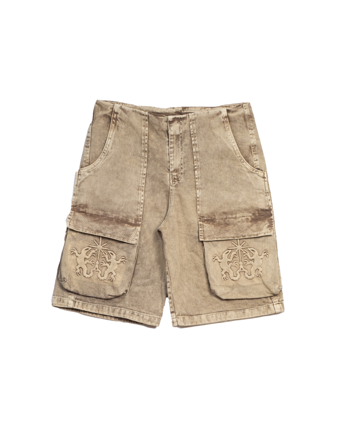 Stone Embossed Shorts