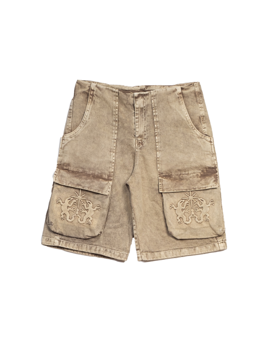 Stone Embossed Shorts